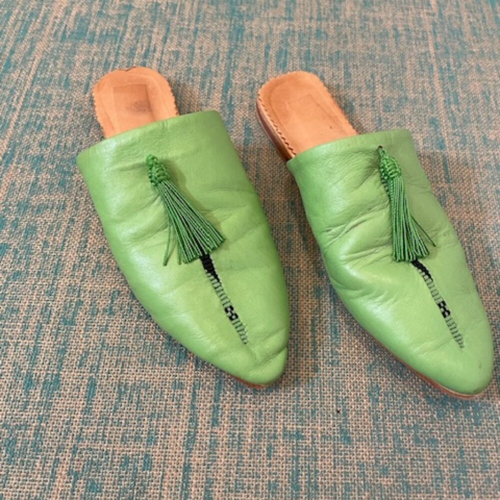 Leather Moroccan Slippers